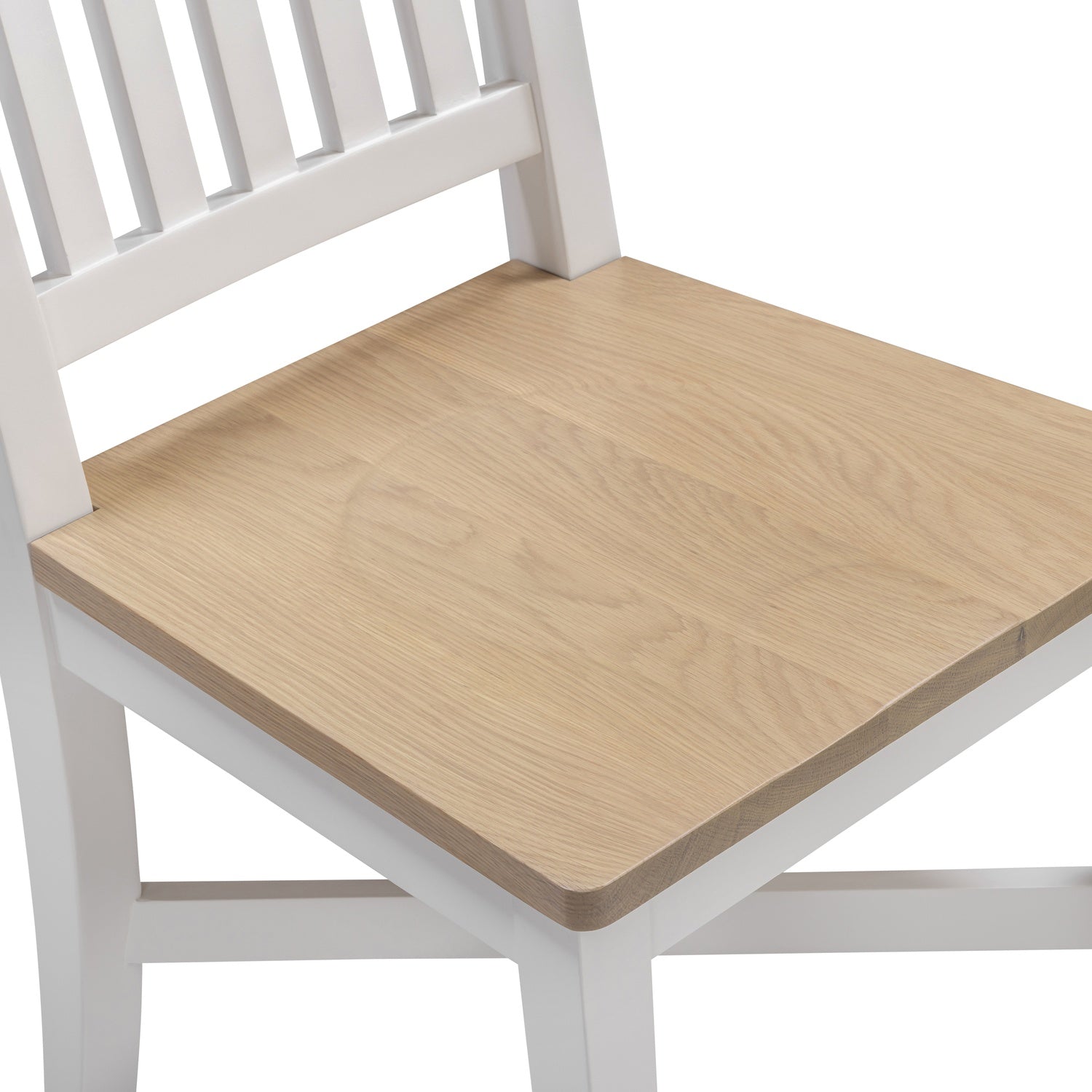 Tetbury Dining Chair With Wooden Seat in Painted / Oak