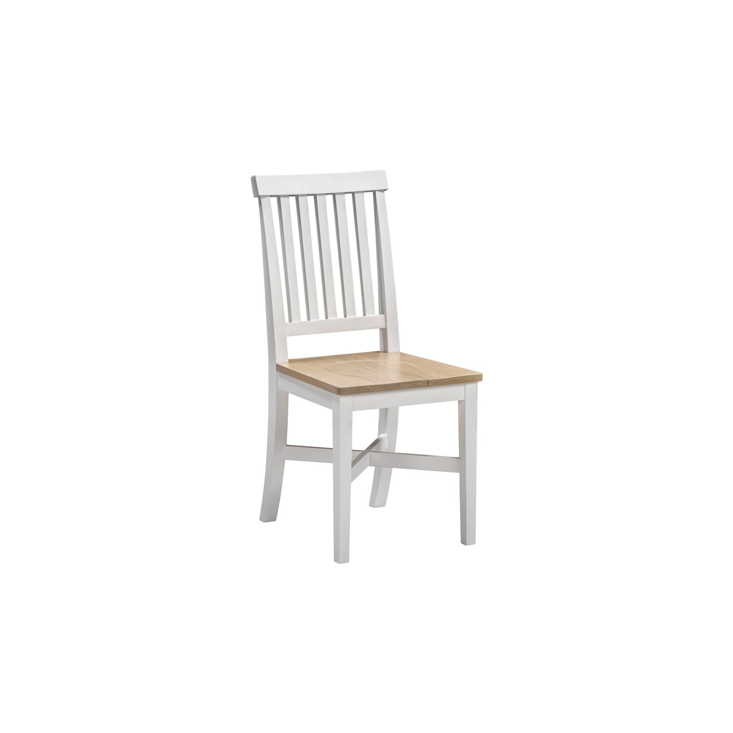 Tetbury Dining Chair With Wooden Seat in Painted / Oak