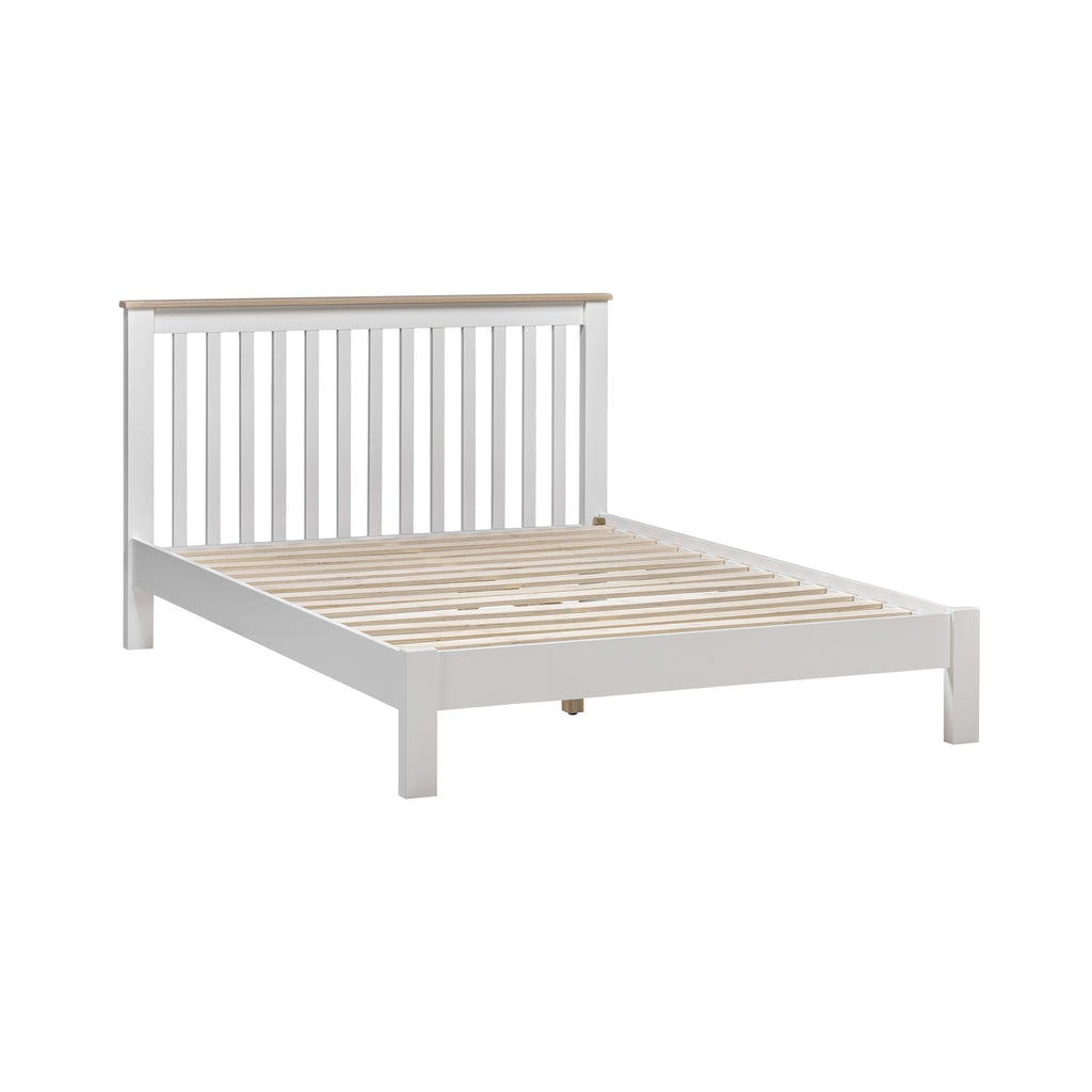 Tetbury Double Bed in Painted / Oak