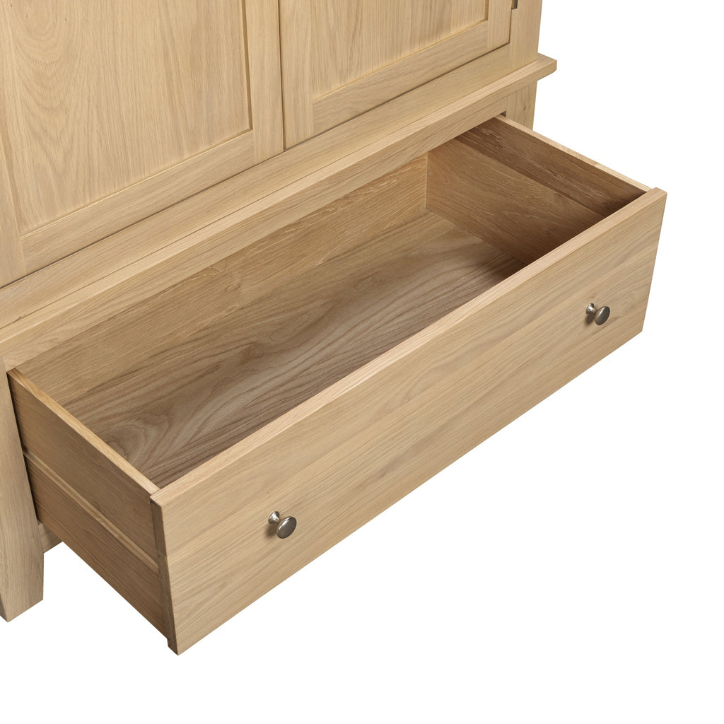 Tetbury Double Wardrobe in Natural Oak