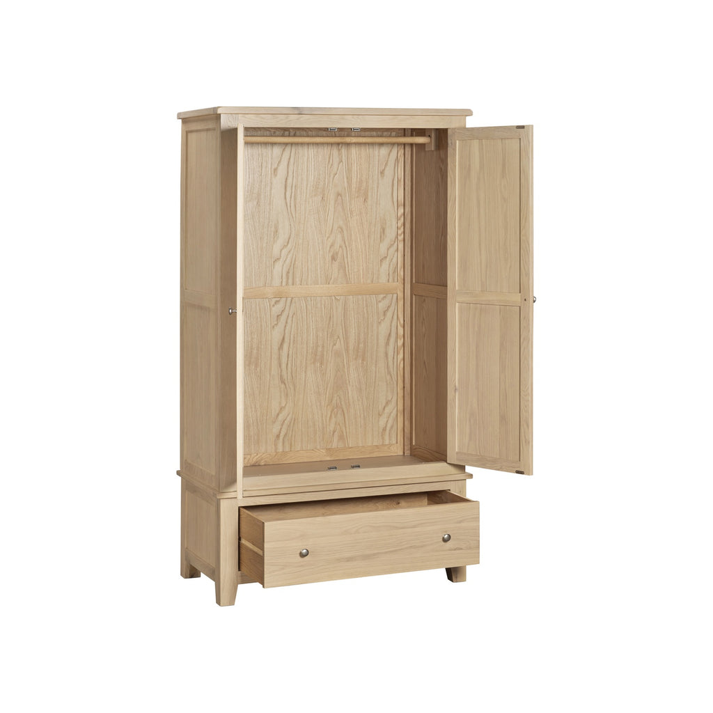 Tetbury Double Wardrobe in Natural Oak