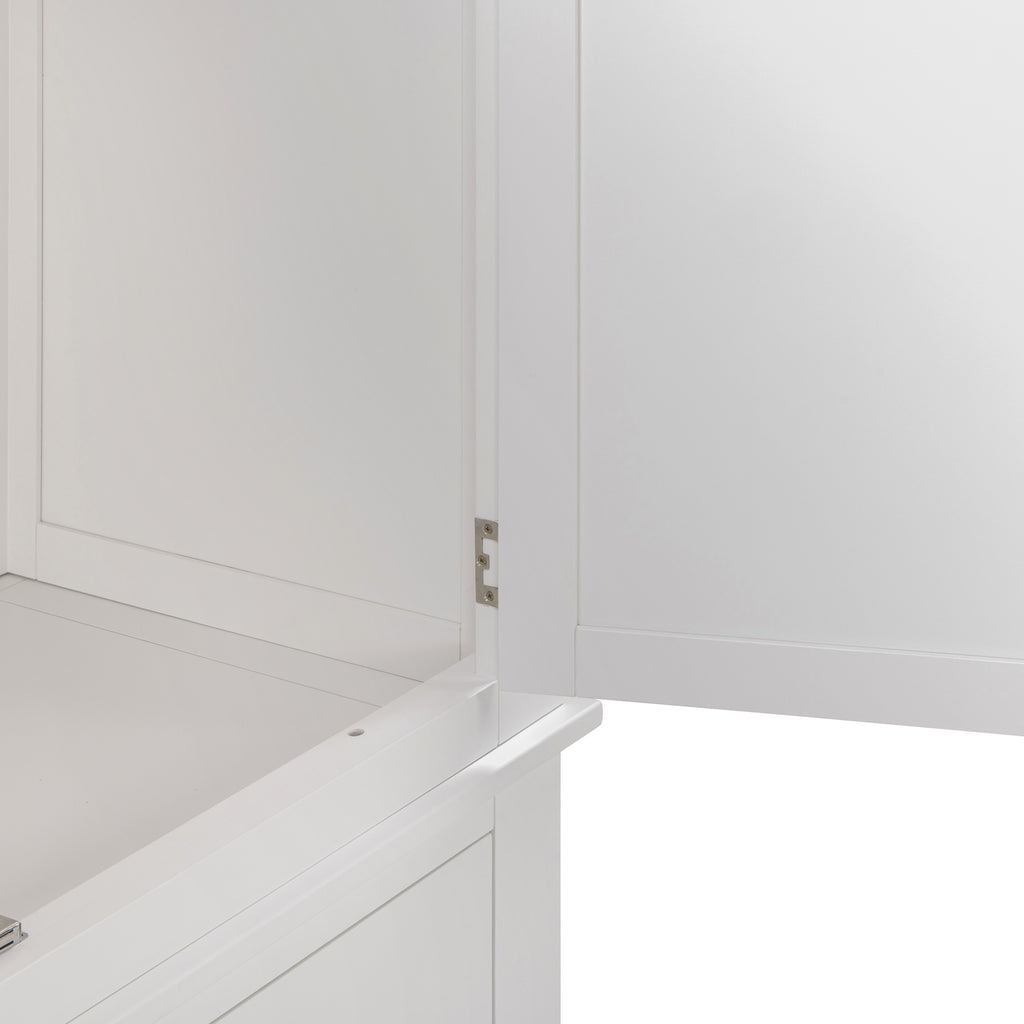 Tetbury Double Wardrobe in Painted / Oak