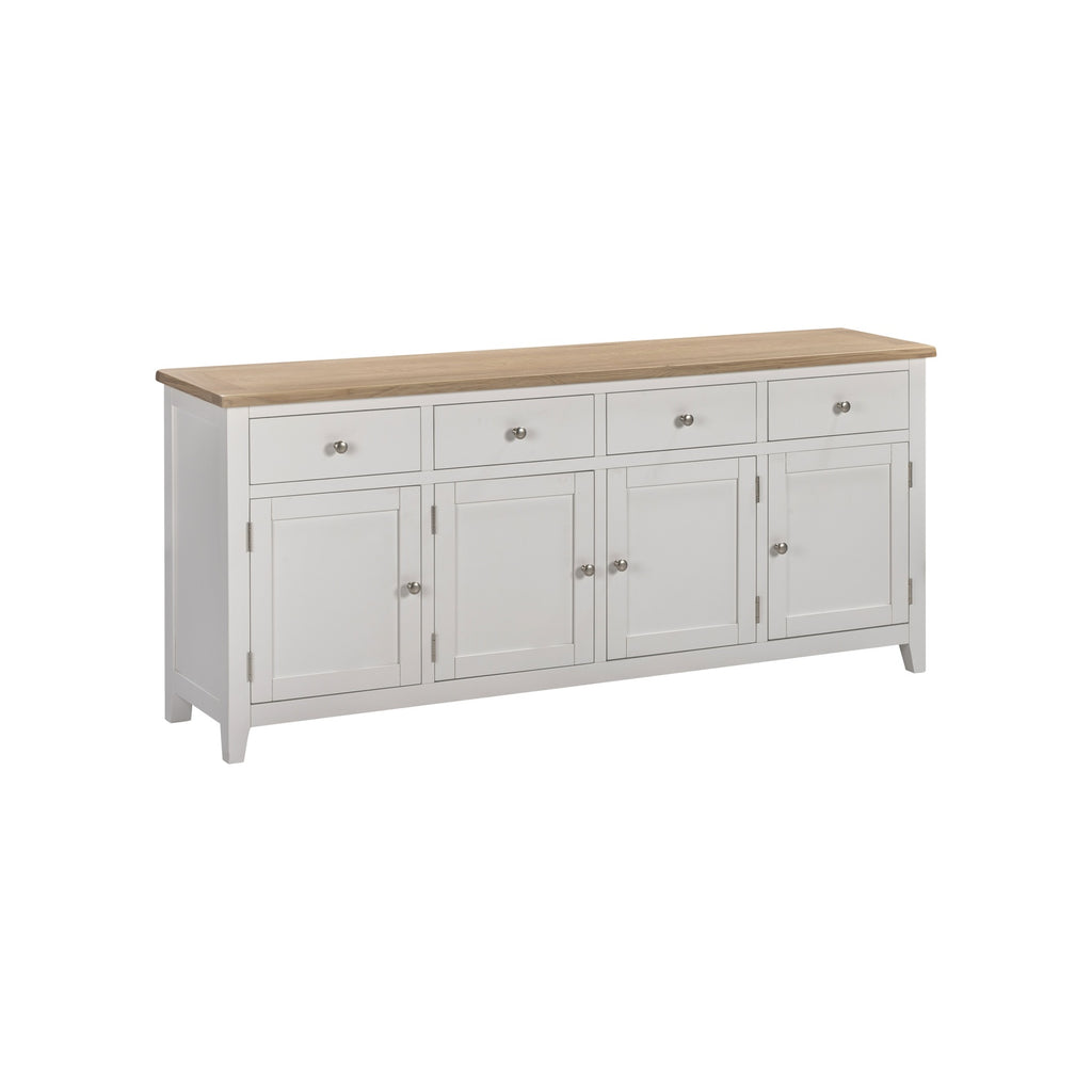 Tetbury Extra Large Sideboard in Painted / Oak