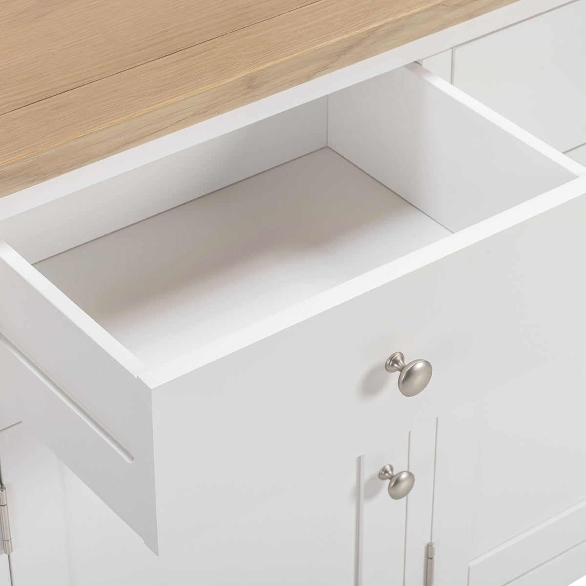 Tetbury Extra Large Sideboard in Painted / Oak