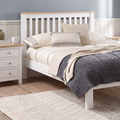 Tetbury King Size Bed Frame Wooden with painted finish