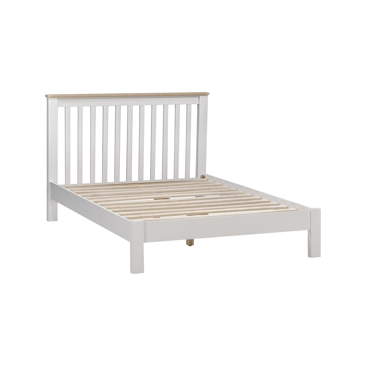 Tetbury King Size Bed in Painted / Oak