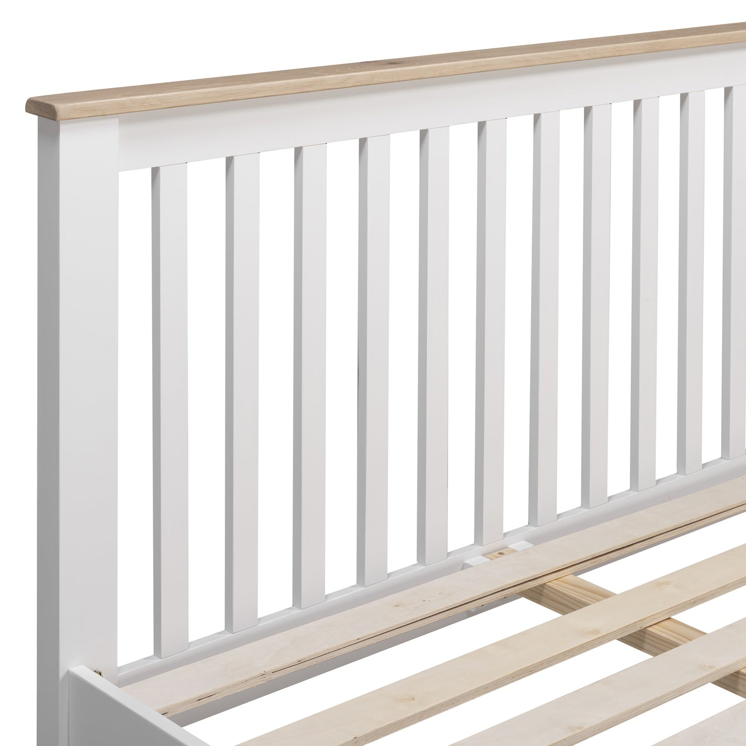 Tetbury King Size Bed in Painted / Oak