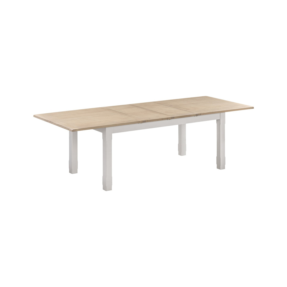 Tetbury Medium Extending Dining Table in Painted / Oak