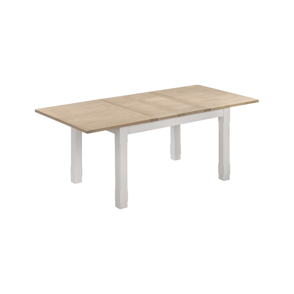 Tetbury Small Extending Dining Table in Painted / Oak