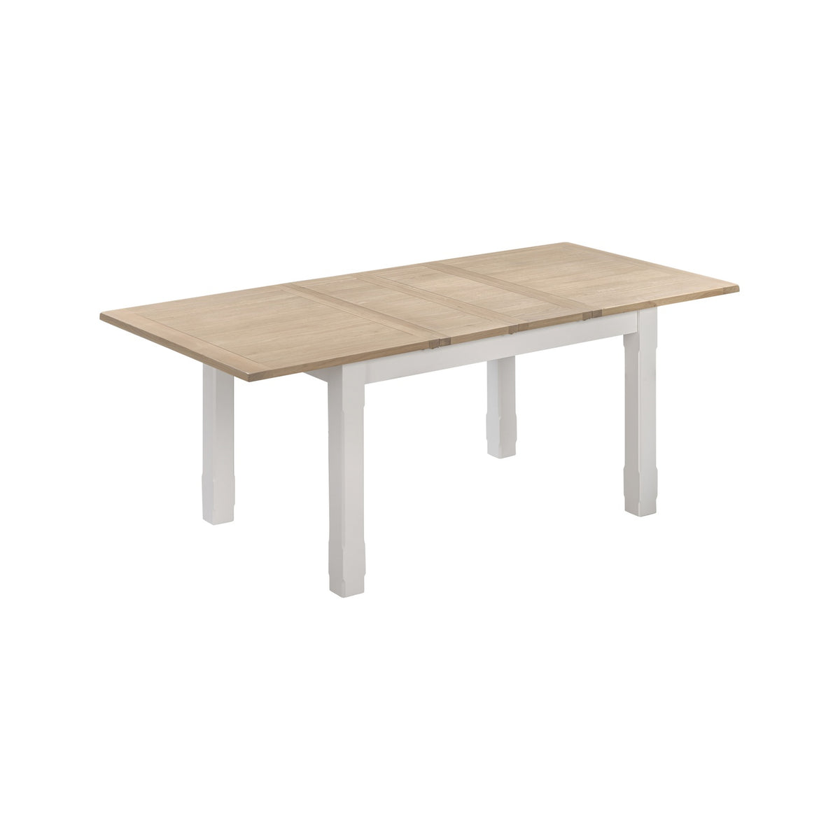 Tetbury Small Extending Dining Table in Painted / Oak