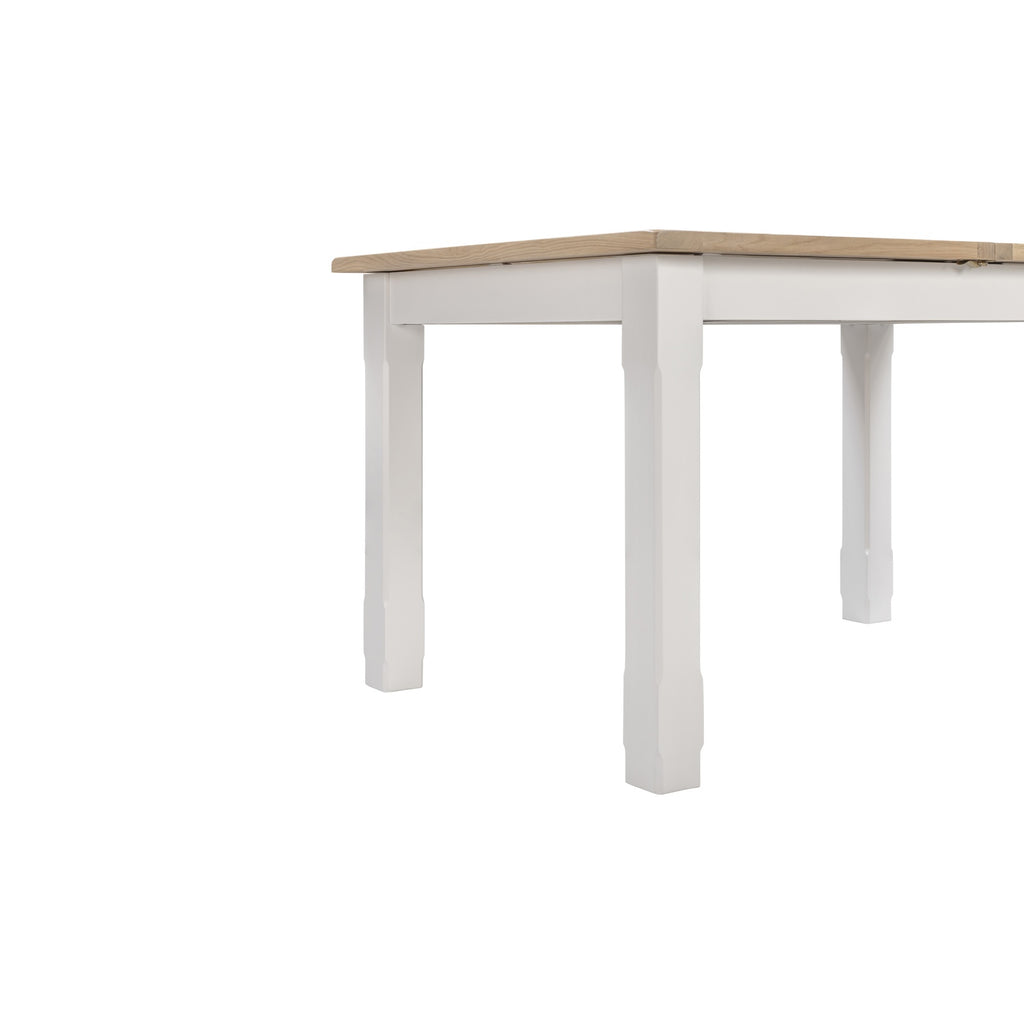 Tetbury Small Extending Dining Table in Painted / Oak