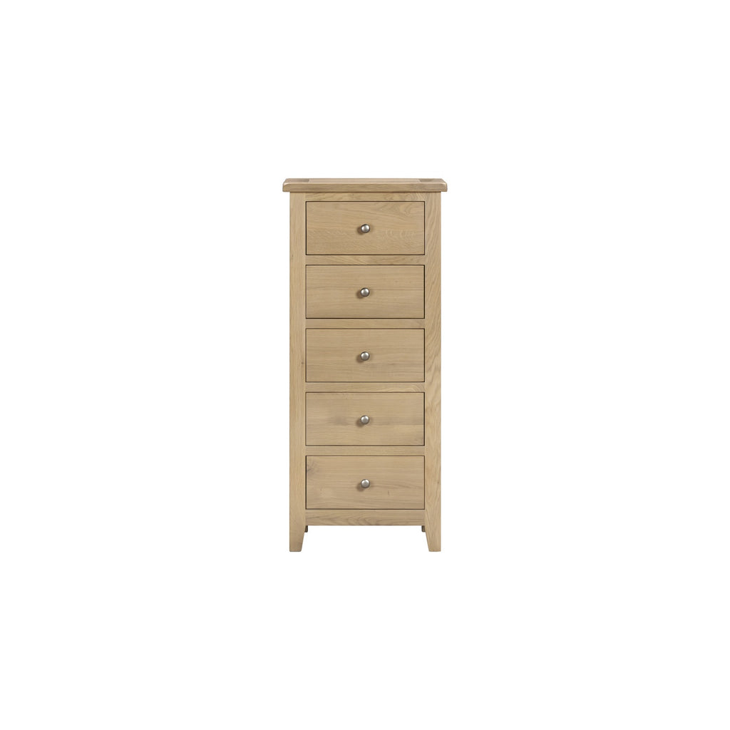 Tetbury Tallboy in Natural Oak