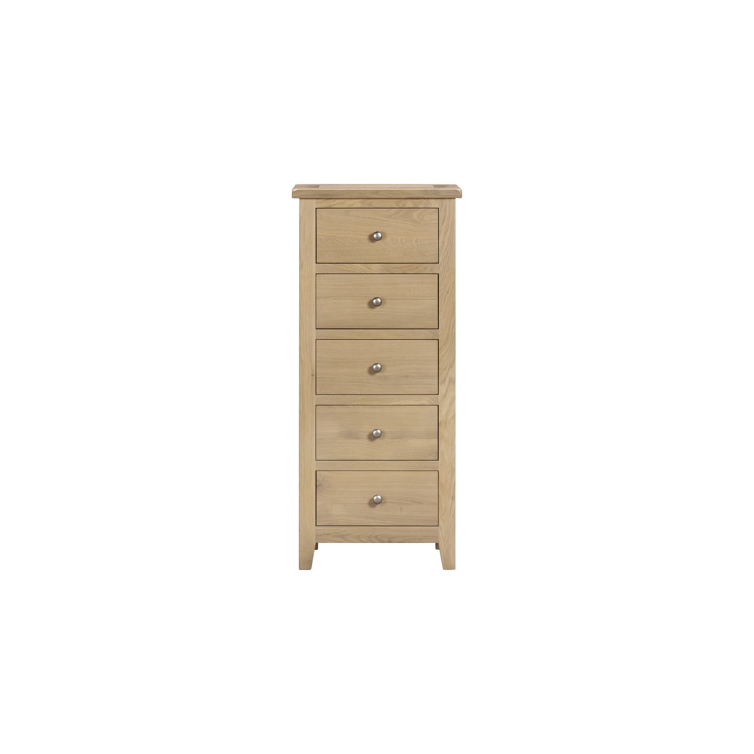 Tetbury Tallboy in Natural Oak