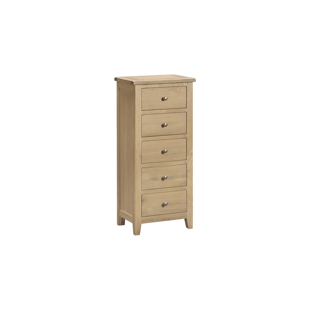 Tetbury Tallboy in Natural Oak