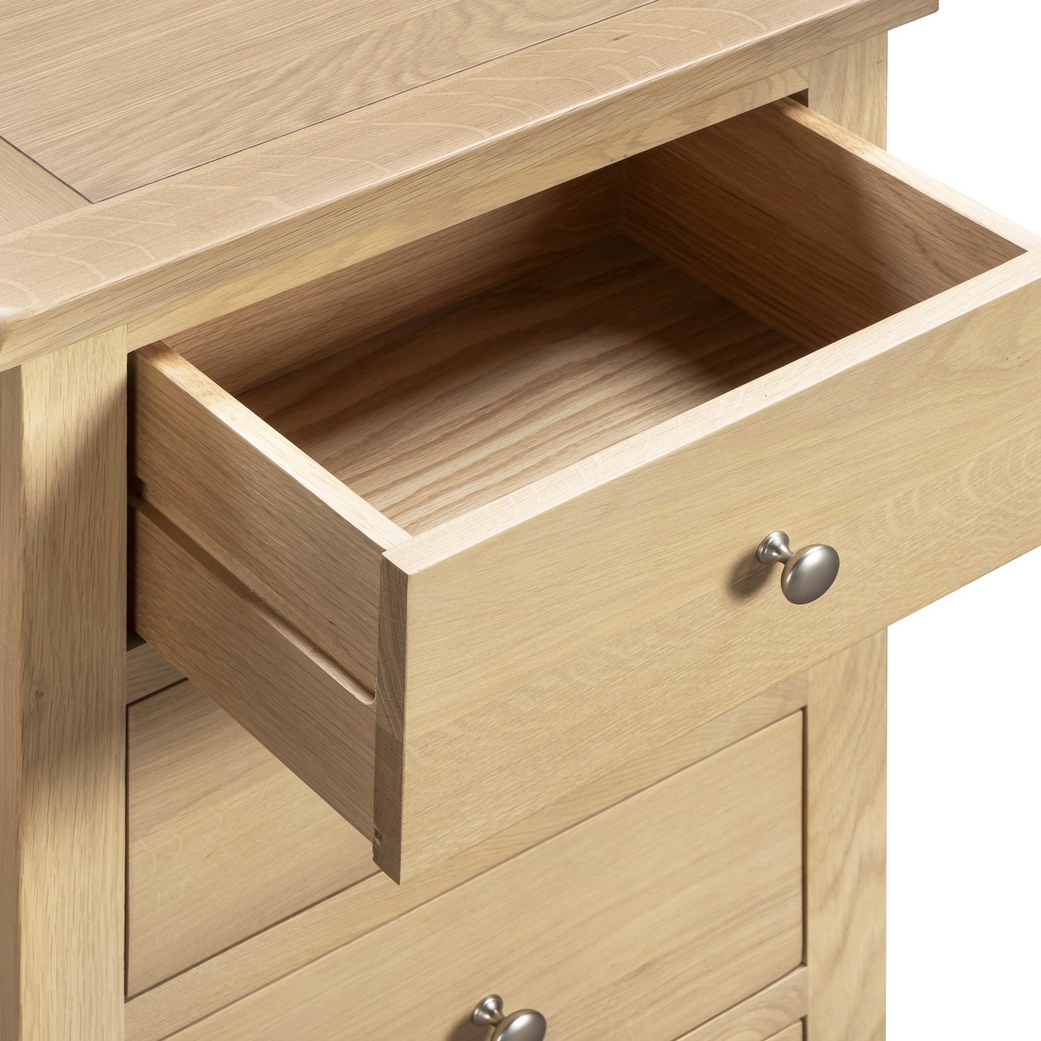 Tetbury Tallboy in Natural Oak
