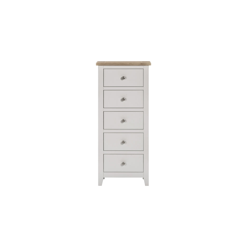 Tetbury Tallboy in Painted / Oak