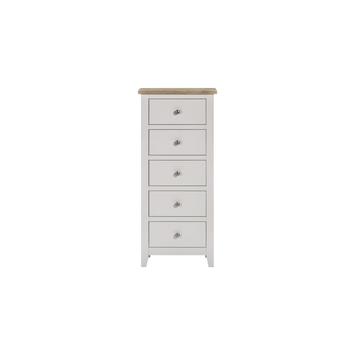 Tetbury Tallboy in Painted / Oak
