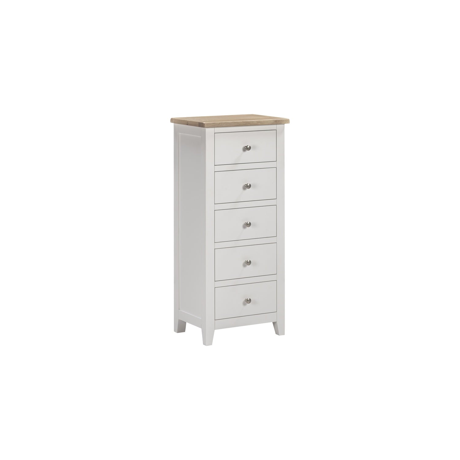 Tetbury Tallboy in Painted / Oak