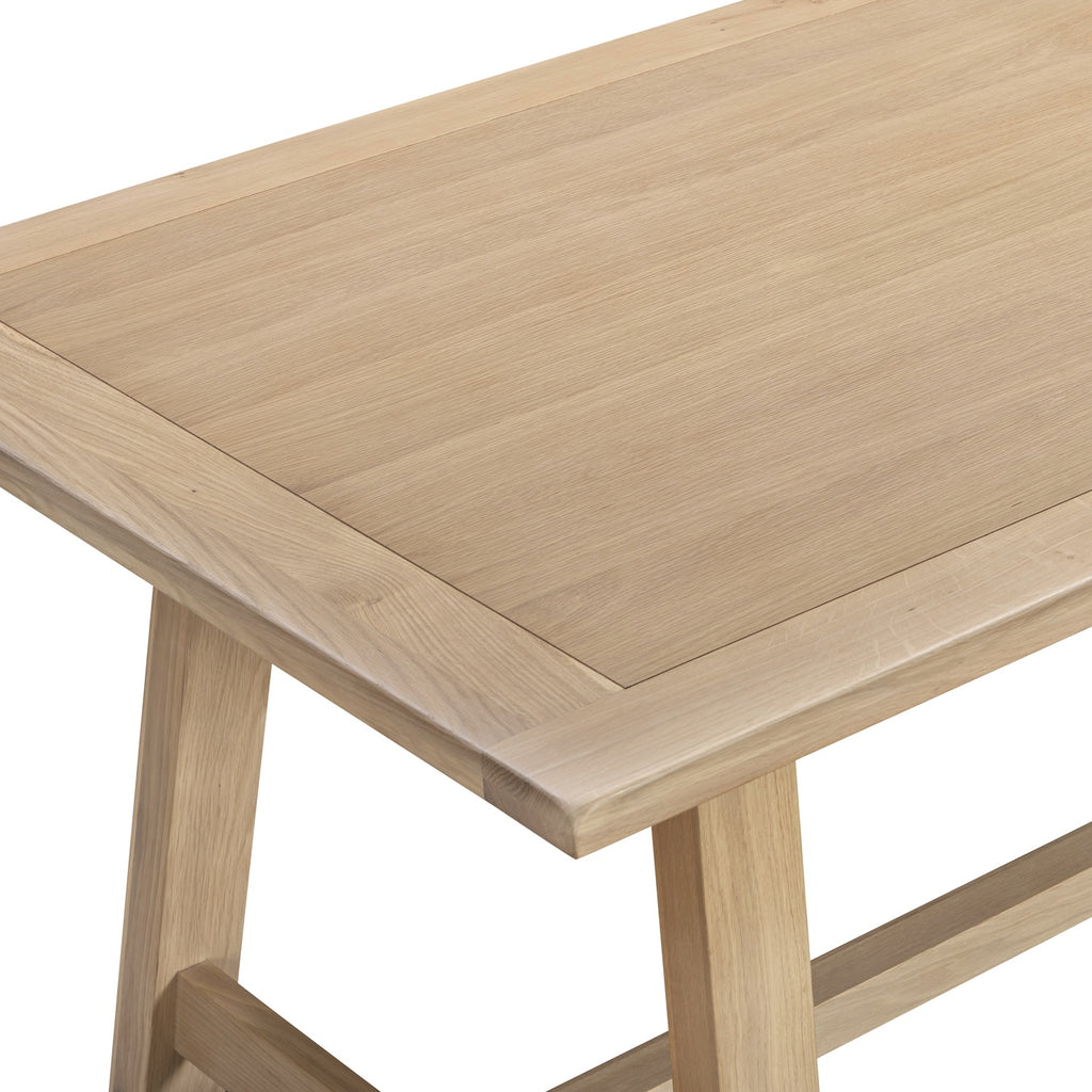 Tetbury Trestle Dining Table in Natural Oak