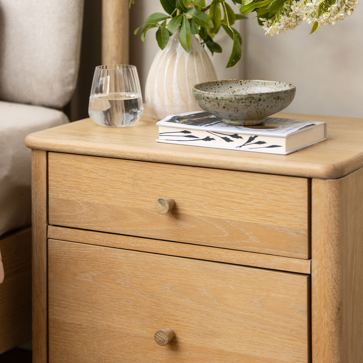 Wareham 2 Drawer Bedside