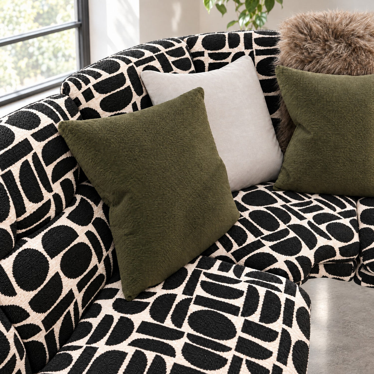Sloane Corner Bench Black