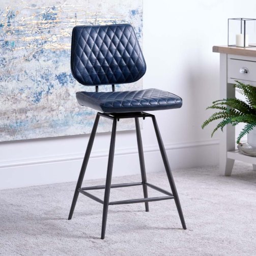 Faux Leather Barstools
