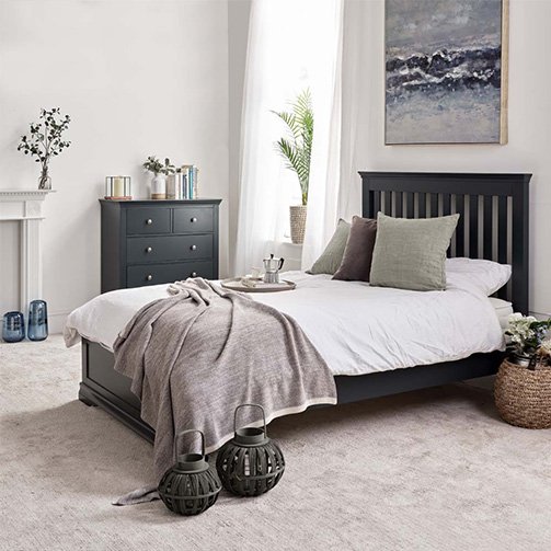 Didcot Midnight Grey Bedroom Collection
