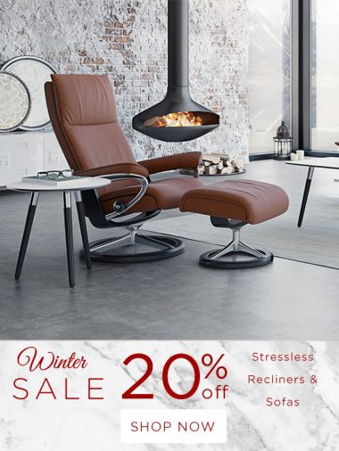 Stressless Ekornes Recliners and Sofas Winter Sale