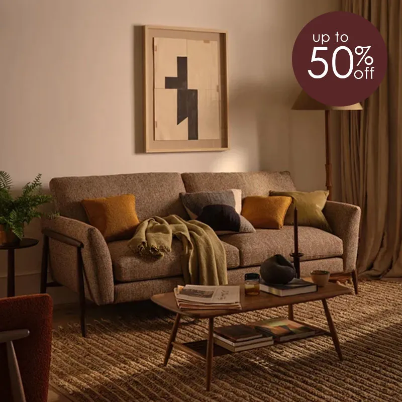 Bringing Ercol into the heart of the home is a joy, and with our Ercol Clearance Event at Up to 50% OFF you can enjoy some incredible deals on Ercol Living Furniture.
Featuring big clearance discounts on Forli sofas, Teramo and Romana furniture, and even the stunning leather clad Enna sofa and chairs with electric recline, these prices are not to be missed.
Make Ercol a centre piece in your home and come and browse our Clearance Event as soon as you can as once these ex-display items are sold, they are gone.