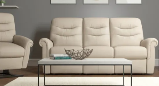 Exuding timeless appeal, the Holmes range from G Plan offers a sophisticated interpretation of classic comfort. Designed with a high back and a slightly shallower seat, it delivers superb support, whether you opt for the standard or more compact sizing.
