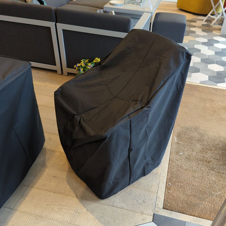 Clearance Santorini Outdoor Dining Chairs & Covers (Set of 2) Woods