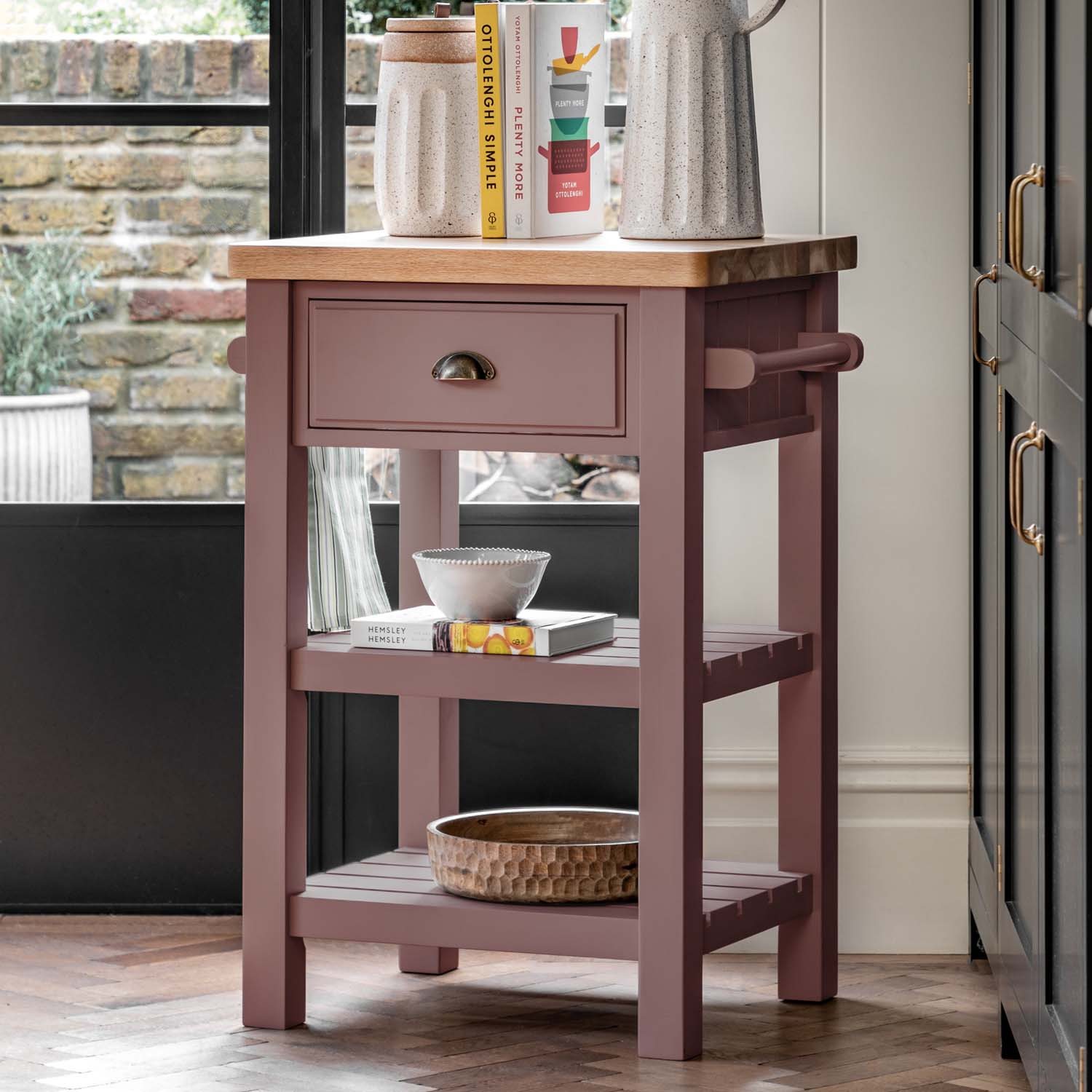 Woods Harrogate Butchers Block in Clay Woods Furniture