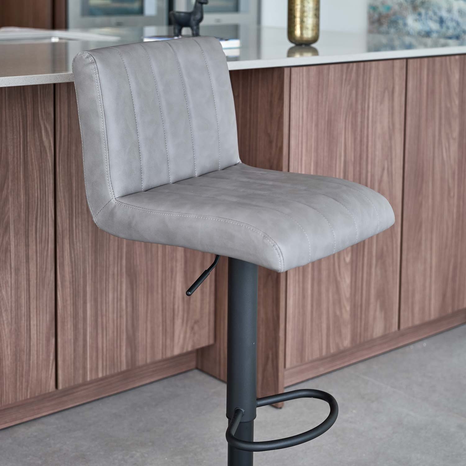 Woods Bar Stool in Grey Woods Furniture