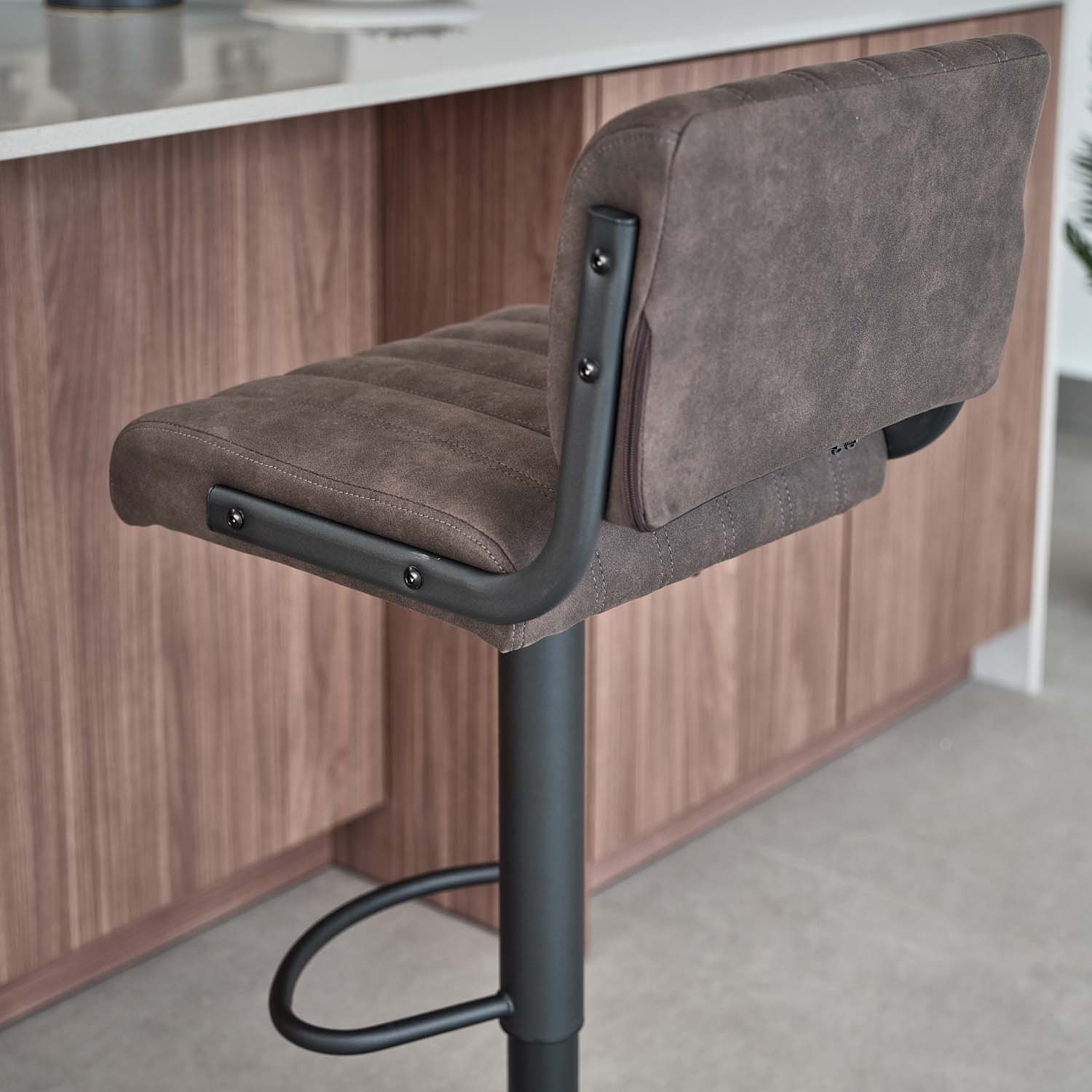 Woods Industrial Bar Stool in Grey Woods Furniture