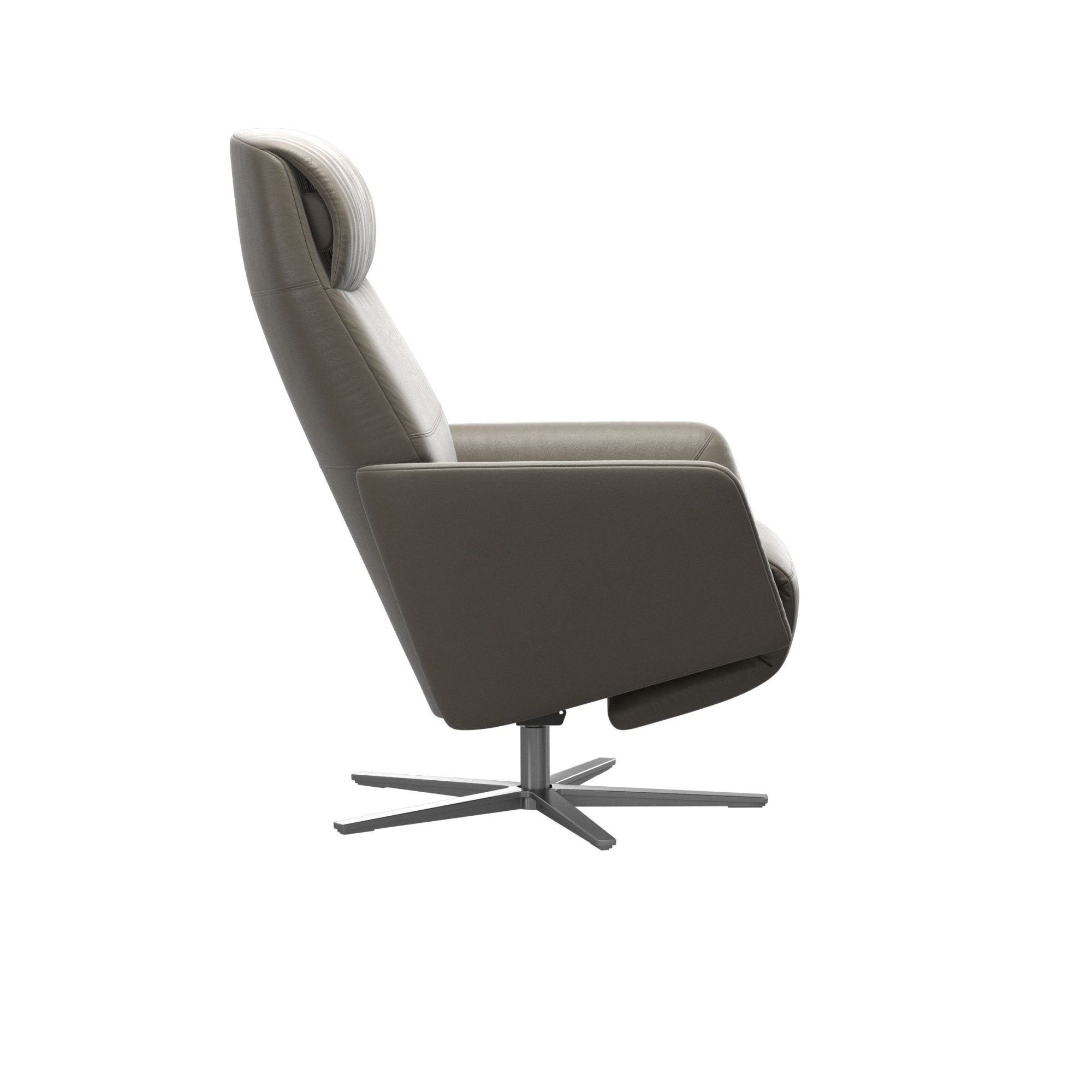 Stressless Scott Power Recliner with Sirius Base Woods Furniture