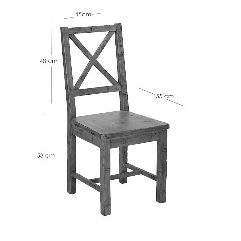Adelaide Rustic Dining Chairs Woods Furniture