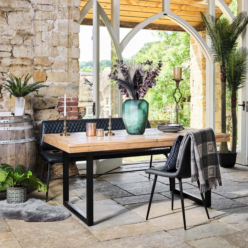 Bailee 6 piece solid wood dining set deals