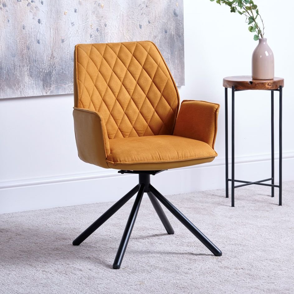 Twist Mustard Dining Chair Woods Furniture