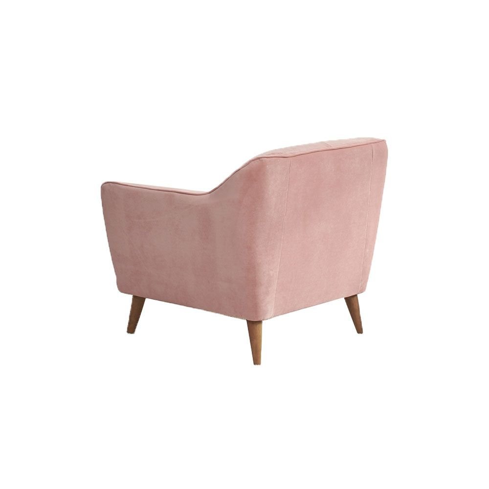 Freddie Dusty Pink Armchair | Pink Armchair - Woods Furniture