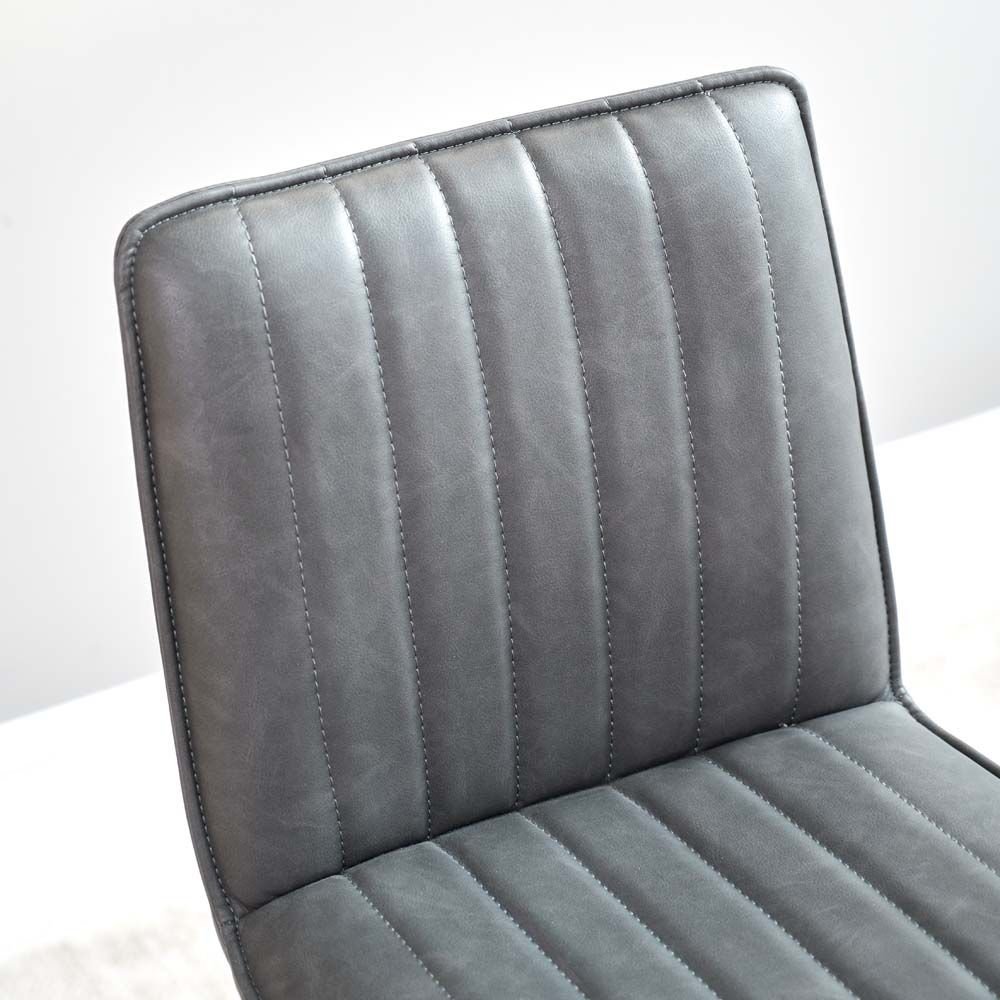 York Bar Stool Grey (Set of 2) Bar Stools Grey Woods Furniture