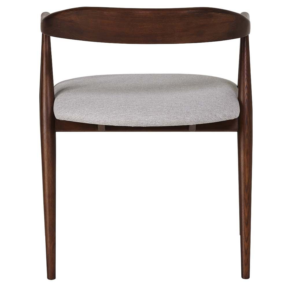 Ercol Lugo Dark Wood Dining Chairs With Arms - Woods Furniture