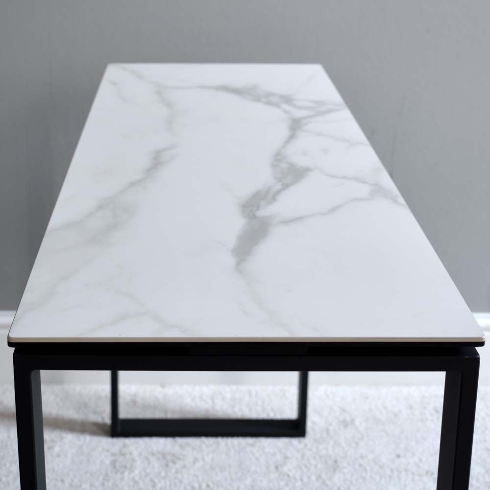 Eastcote Ceramic Console Table White White Ceramic Console Table