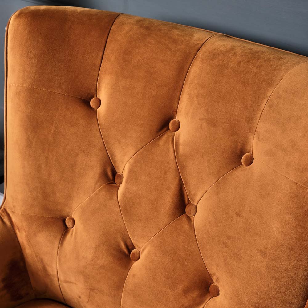 Clearance Blake Armchair Mustard Woods Furniture