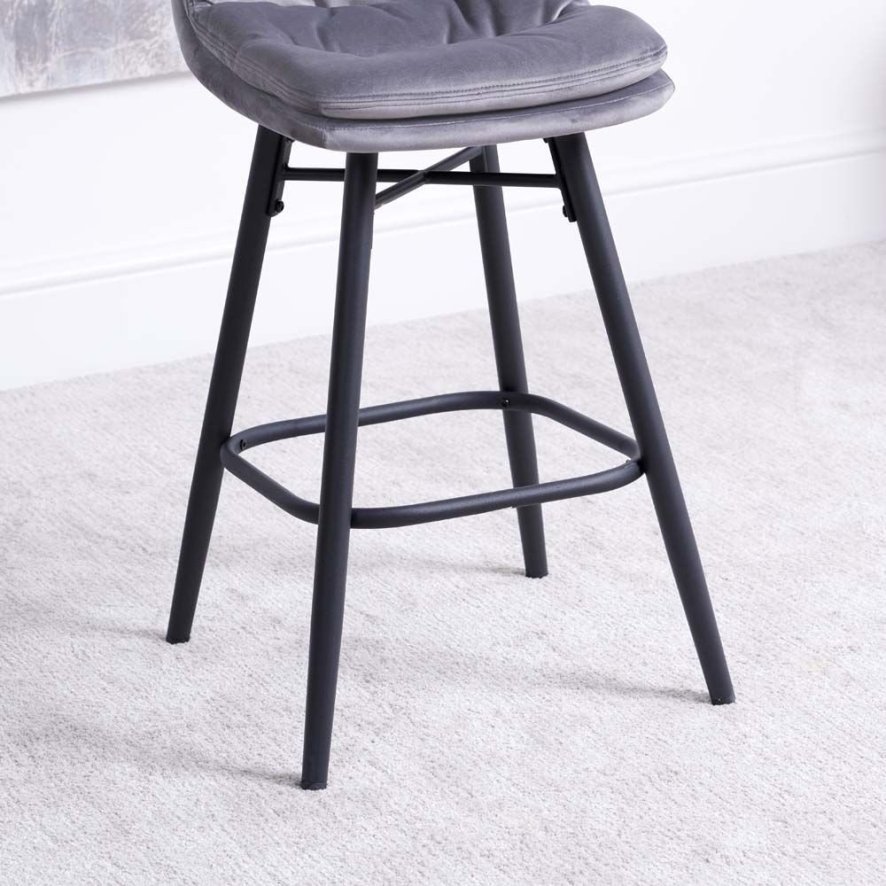 Clearance Enderson Bar Stool Light Grey (Set of 2) Woods Furniture