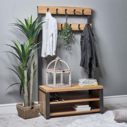 Industrial Oak Hall Unit
