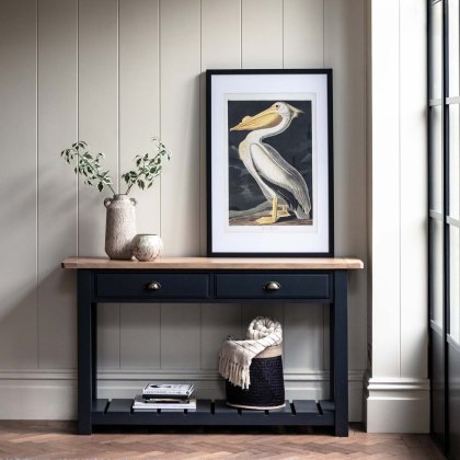 Harrogate 2 Drawer Console in Meteor