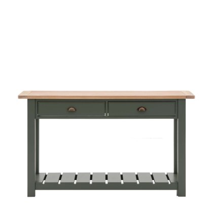 Harrogate 2 Drawer Console in Moss