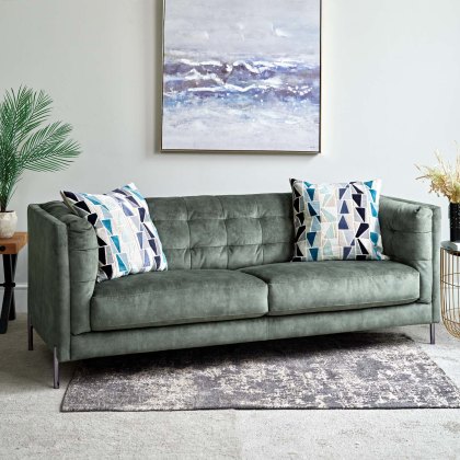 Marseilles 3 Seater in Forest Green
