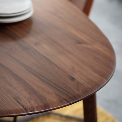 Madison Oval Dining Table in Walnut