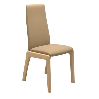 Stressless Laurel High Back Dining Chair with Traditional Base